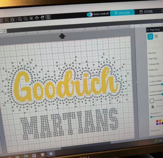 A great rhinestone shirt starts with a great design!
