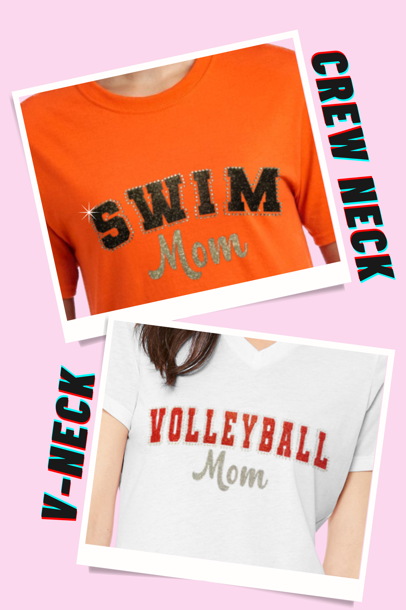 Sports Mom Bling T-Shirts