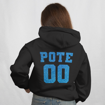 Rhinestone Sports Hoodie – Custom Bling School Spirit Sweatshirt | Unisex SM–4X